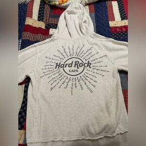Women’s Hard Rock Cafe zip up hoodie